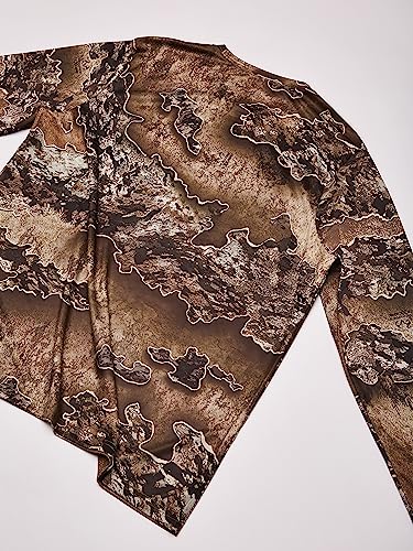 Realtree mens 2 Pack Long Sleeve Performance Tees T Shirt, Realtree Edge/Realtree Excape, Small US