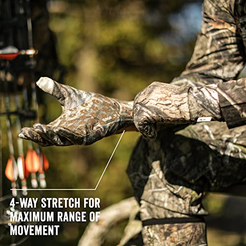 Mossy Oak Camo Lightweight Hunting Gloves