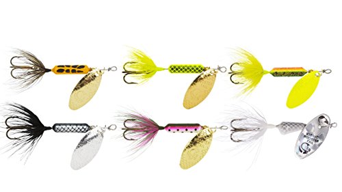 Wordens Rooster Tail 6 Pack Hiking Fishing Kit