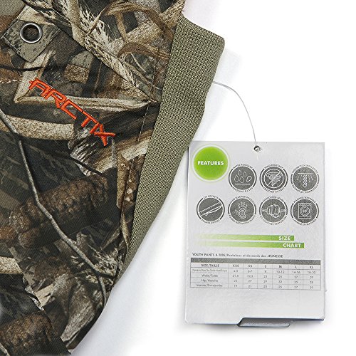 Arctix Kids Insulated Snow Bib, Realtree Max-5 Camo