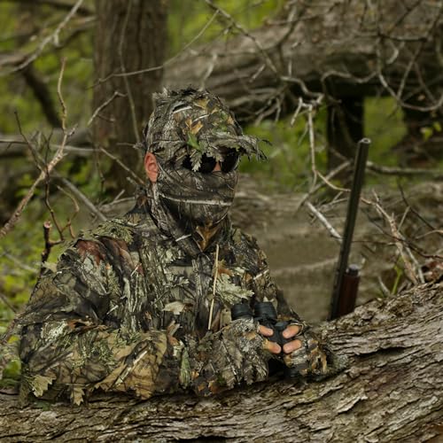 LOOGU 3D Leafy Camo Ghillie Suit for Hunting