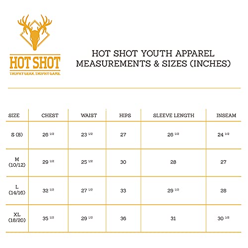 Youth Insulated Camo Bib, Adjustable Height, Leg Zippers