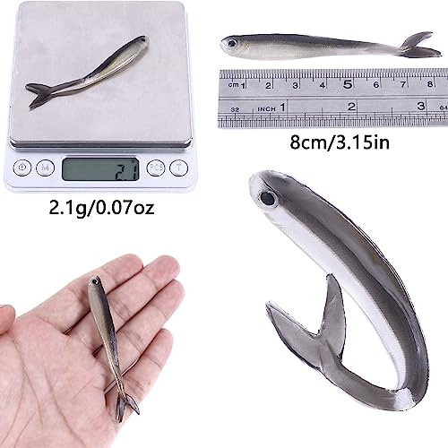 LURESMEOW Paddle Tail Swimbaits Bass Trout Crappie Kit