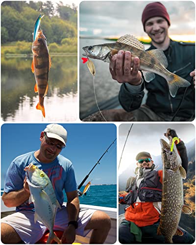 380-Piece Fishing Lure Set for Bass, Trout, Salmon