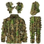 AYIN Men's 3D Leaf Ghillie Suit for Hunting