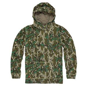 Mossy Oak Men's Vintage Camo Hoodie, Greenleaf, X-Large