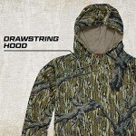 Mossy Oak Men's Vintage Camo Hoodie, Greenleaf, X-Large