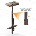 Padded Camo Folding Marsh Seat for Hunting