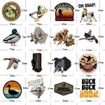 52 Waterproof Duck Hunting Vinyl Stickers
