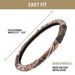 Mossy Oak Steering Wheel Cover for Comfort and Protection