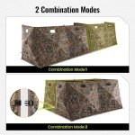 TIDEWE Portable A-Frame Hunting Blind for 3-4