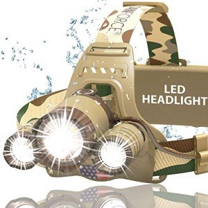 DanForce Rechargeable LED Headlamp - 1080 Lumens