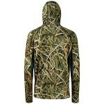 Men’s UPF 50+ Camo Fishing Hoodie with Mask