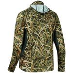 Men’s UPF 50+ Camo Fishing Hoodie with Mask