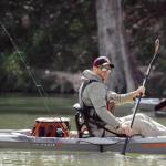Pelican Catch Mode 110 Premium Angler Kayak Displaying Lawnchair Seat - 10.5 Ft