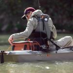 Pelican Catch Mode 110 Premium Angler Kayak Displaying Lawnchair Seat - 10.5 Ft