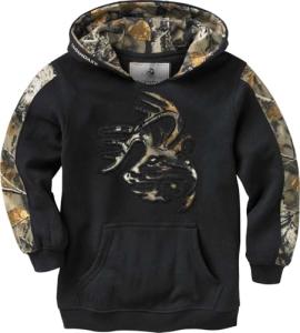 Kids Camo Outfitter Hoodie by Legendary Whitetails, X-Large