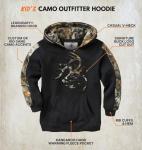 Kids Camo Outfitter Hoodie by Legendary Whitetails, X-Large