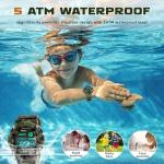 Camouflage LED Sport Watch for Boys: Waterproof Digital