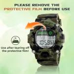 Camouflage LED Sport Watch for Boys: Waterproof Digital