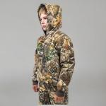 Youth Insulated Camo Hunting Jacket, Realtree Edge, Large
