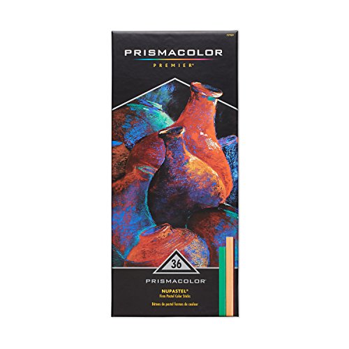 Prismacolor 27050 Premier NuPastel Firm Pastel Color Sticks, 36-Count
