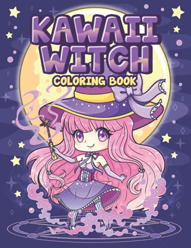 Cute Witchcraft Coloring Book for All Ages