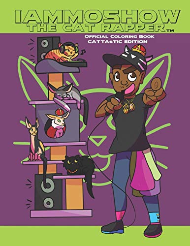Cat Rapper Coloring Book: Cattastic Edition