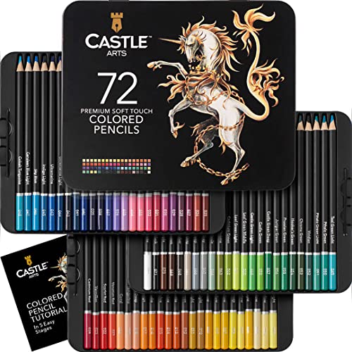 72 Colored Pencils Set for Adult Artists