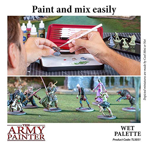 Army Painter Stay Wet Palette Bundle with Paper and Sponges