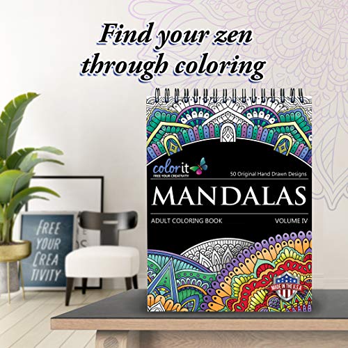 ColorIt Mandalas Vol. IV: 50 Designs for Relaxation