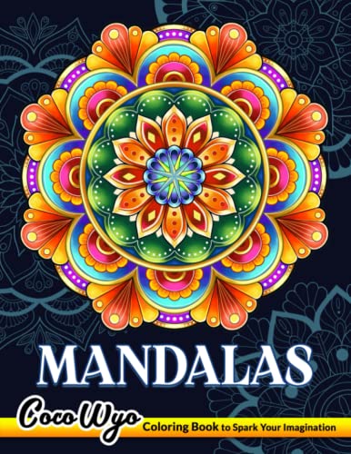 Mandalas & Patterns Coloring Book for Stress Relief