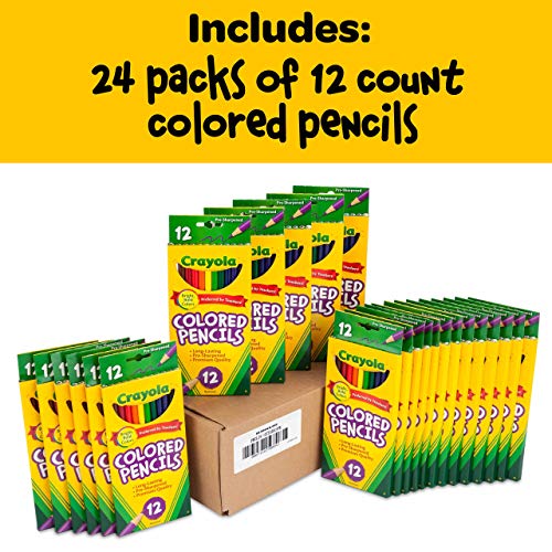 Bulk Pre-Sharpened Colored Pencils, 24-Pack
