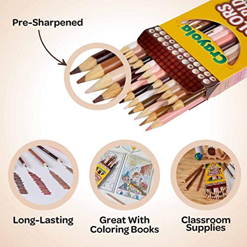 Crayola Skin Tone Colored Pencils - 6 Packs