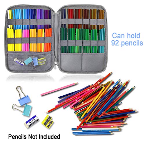 96-Slot Large Pencil Case for Coloring Pencils
