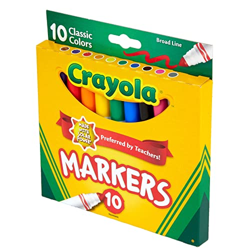 Classic 10, Crayola Broad Line Markers