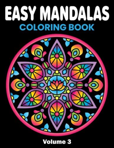 Large Print Mandala Coloring Book for Everyone