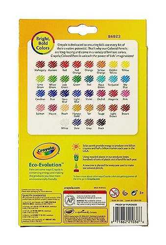 36 Count Crayola Erasable Colored Pencils for Kids