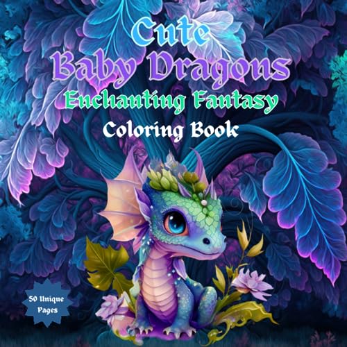 Fantasy Baby Dragon Coloring Book