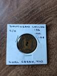 Coal Creek TN Southern Collieries 10c Coal Token