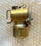 1919 Justrite Brass Carbide Miner's Lamp