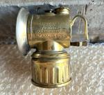1919 Justrite Brass Carbide Miner's Lamp
