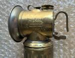 1919 Justrite Brass Carbide Miner's Lamp