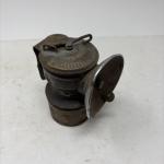 Vintage Brass Auto-Lite Carbide Miners Headlamp
