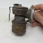 Vintage Brass Auto-Lite Carbide Miners Headlamp