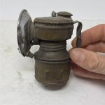 Vintage Brass Auto-Lite Carbide Miners Headlamp