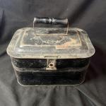 Vintage Coal Miner Railroad Lunch Bucket Pail