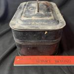 Vintage Coal Miner Railroad Lunch Bucket Pail