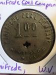 Winifrede Coal Co. $1.00 Trade Token