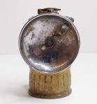 Vintage Justrite Brass Carbide Lamp for Miners